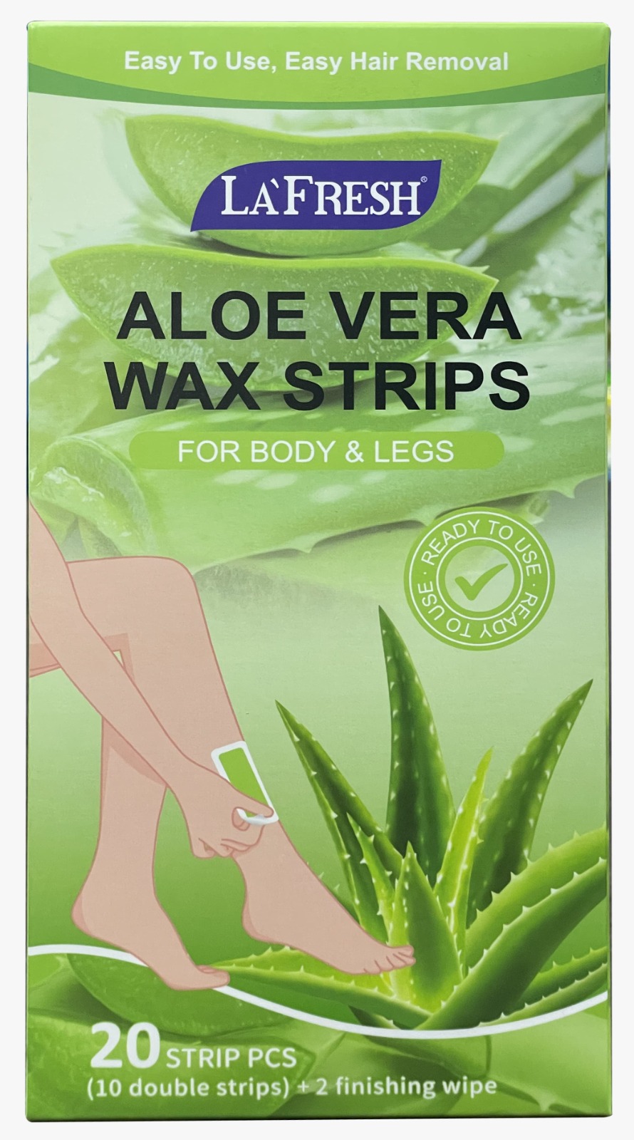 Lafresh Wax Strips Aloe vera 1ctn x96pcs